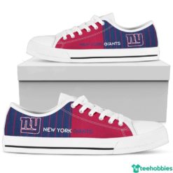 New York Giants Low Top Shoes - Women's Shoes - White