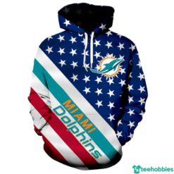 NFL Miami Dolphins All Over Print 3D Hoodie - 3D Hoodie - Red
