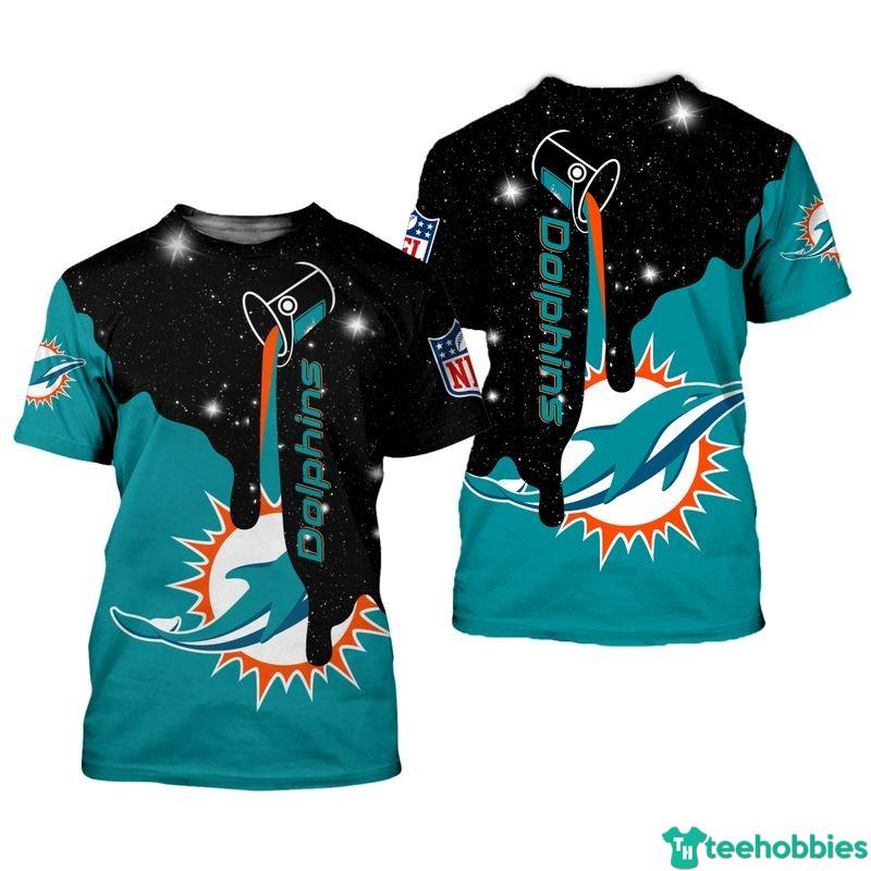 NFL Miami Dolphins All Over Print 3D T-Shirt Hoodie Zip Hoodie photo