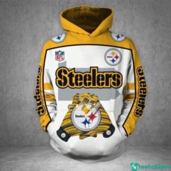 NFL Pittsburgh Steelers All Over Print 3D Shir - 3D Hoodie - Yellow
