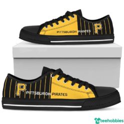 Pittsburgh Pirates Low Top Shoes - Men's Shoes - Black