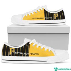 Pittsburgh Pirates Low Top Shoes - Men's Shoes - White