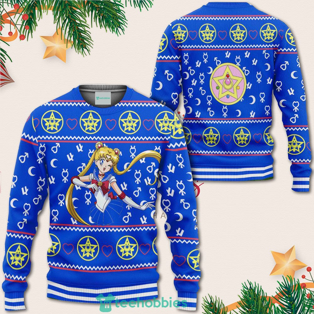 Sailor Moon Christmas Sweater Sailor Moon Anime Xmas For Men Women