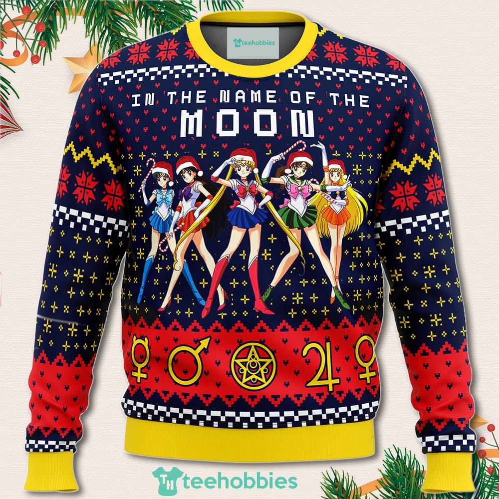Sailor Moon In The Name Of The Moon Christmas Sweater For Men Women