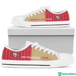 San Francisco 49ers Low Top Shoes - Women's Shoes - White