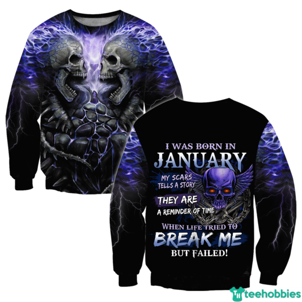 Tmarc Tee January Guy Unisex 3D All Over Printed - 3D Sweatshirt - Black