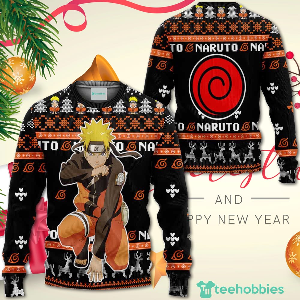 Uzumaki Naruto Christmas Sweater Custom Naruto Anime Xmas Shirt For Men Women