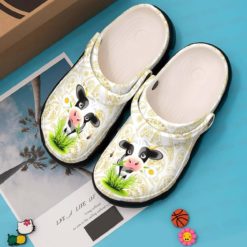 Baby Cow Unisex Clog Shoes - Clog Shoes - White