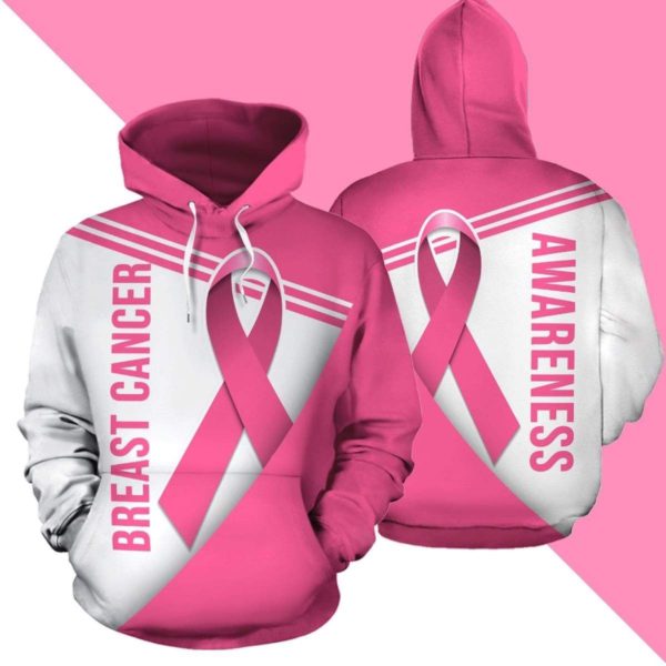 breast cancer pink ribbon 3d hoodie all over print 3d hoodie pink s 600x600px Breast Cancer Pink Ribbon 3D Hoodie All Over Print