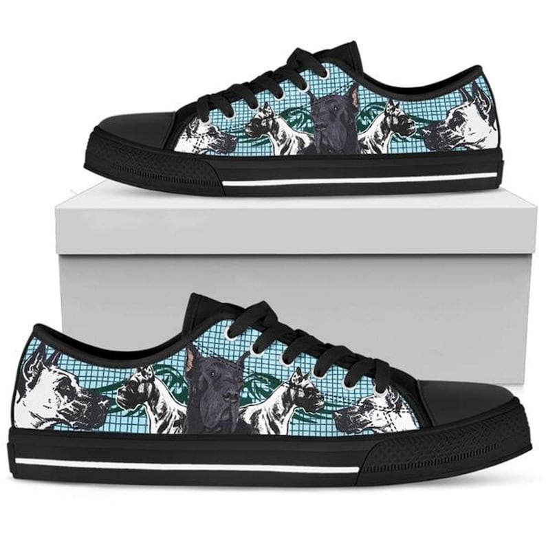 Dog Lover Cool Shoes Best Gift Low Top Shoes - Men's Shoes - Black