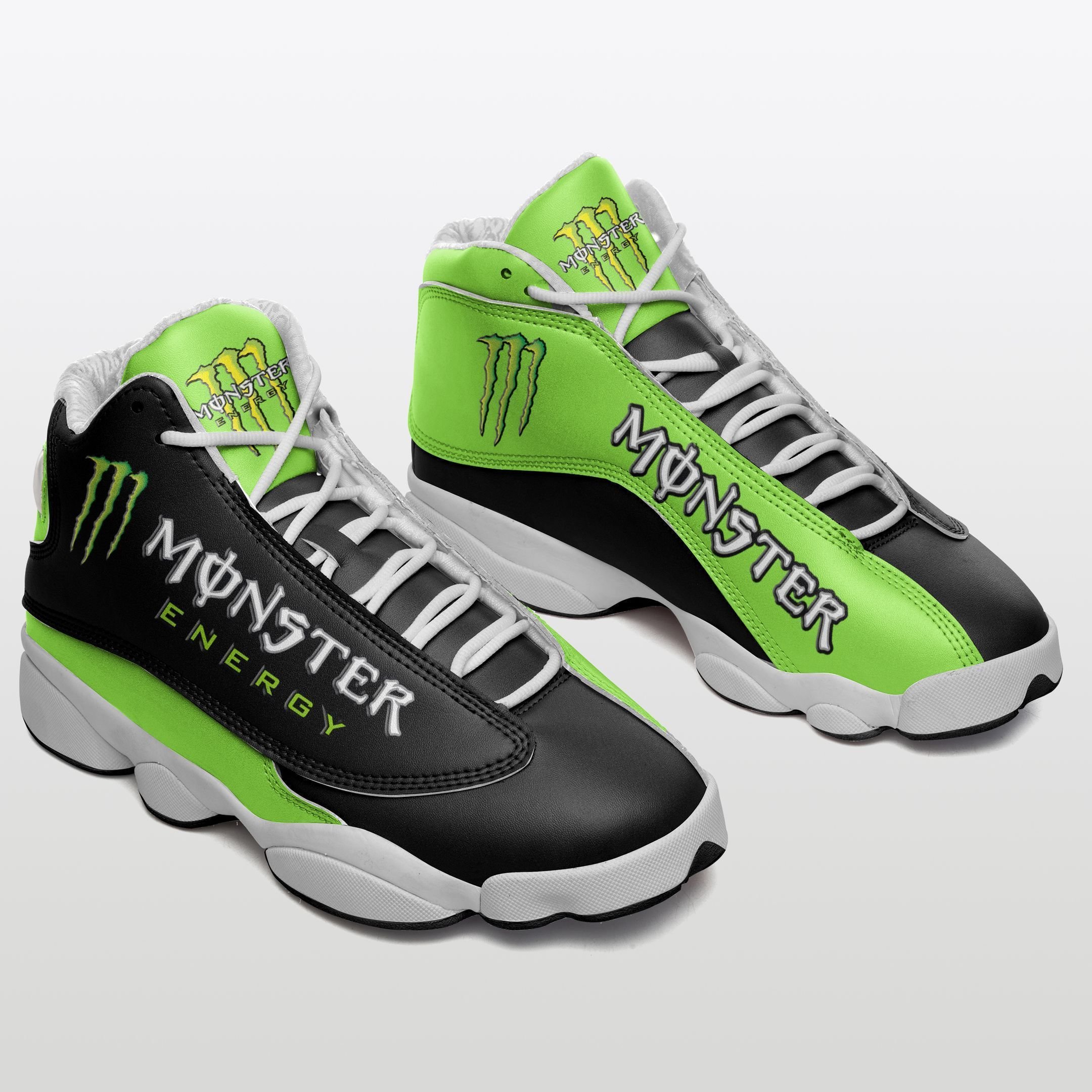 Green Monster Energy Air Jordan 13 Shoes photo