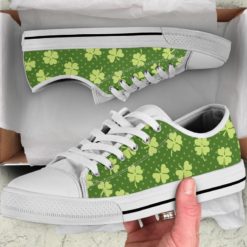 Irish Day St Patrick Shoes Gift For Patrick's Day Low Top Shoes - Women's Shoes - Green
