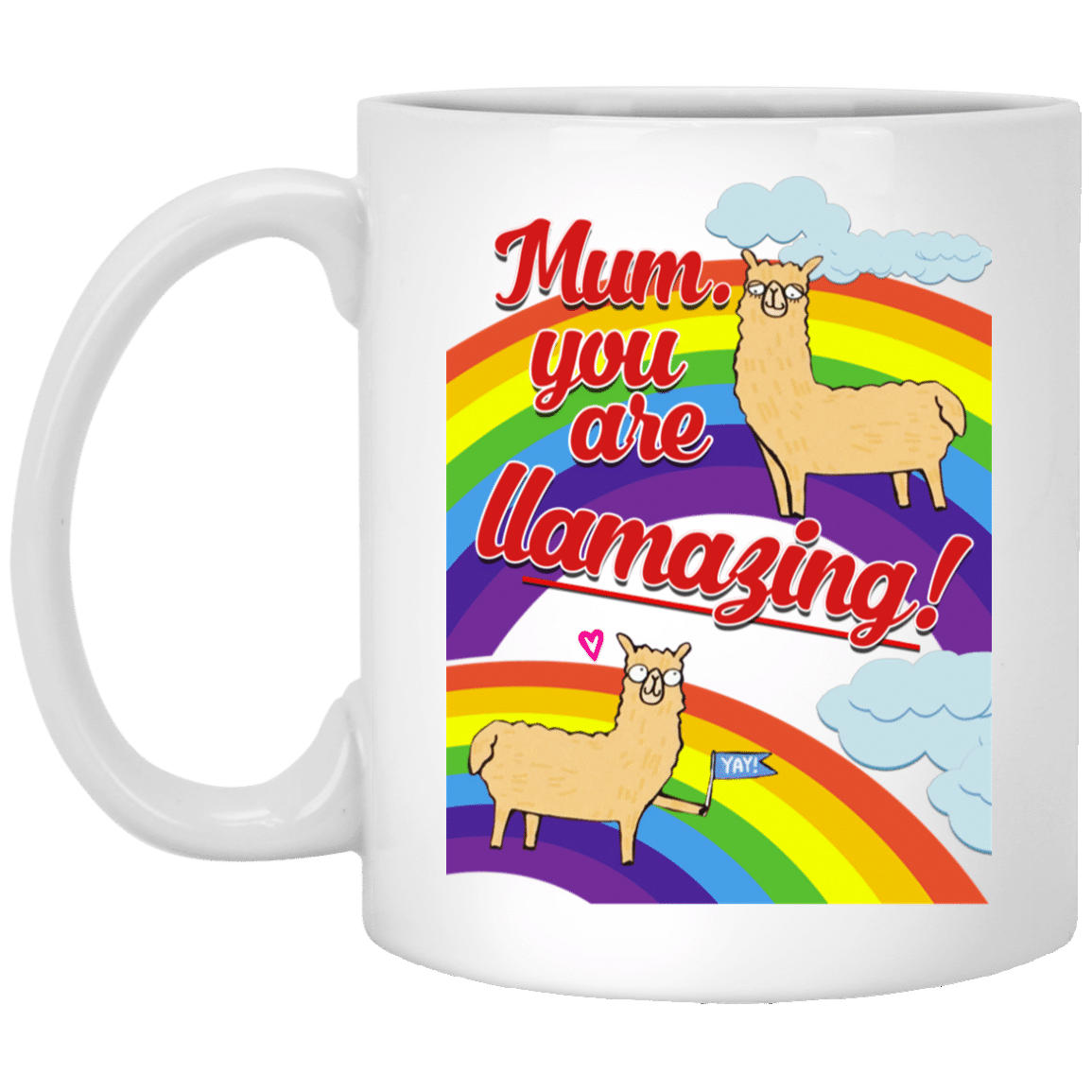 Mom You Are Llamazing Best Gift For Mother's Day Coffee Mug - Mug 11oz - White