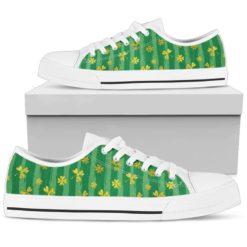 St Patrick Shoes Shamrocks Gift For Patrick's Day Low Top Shoes - Men's Shoes - Green