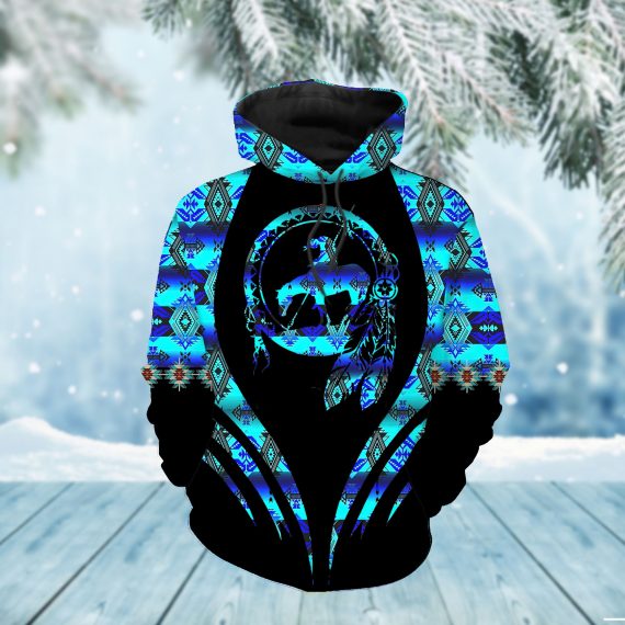 The Trail of Tears Native Gift All Over Print 3D Hoodie - 3D Hoodie - Black