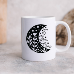 You Are My Moon And Stars Valentine Coffee Mug - Mug 15oz - White
