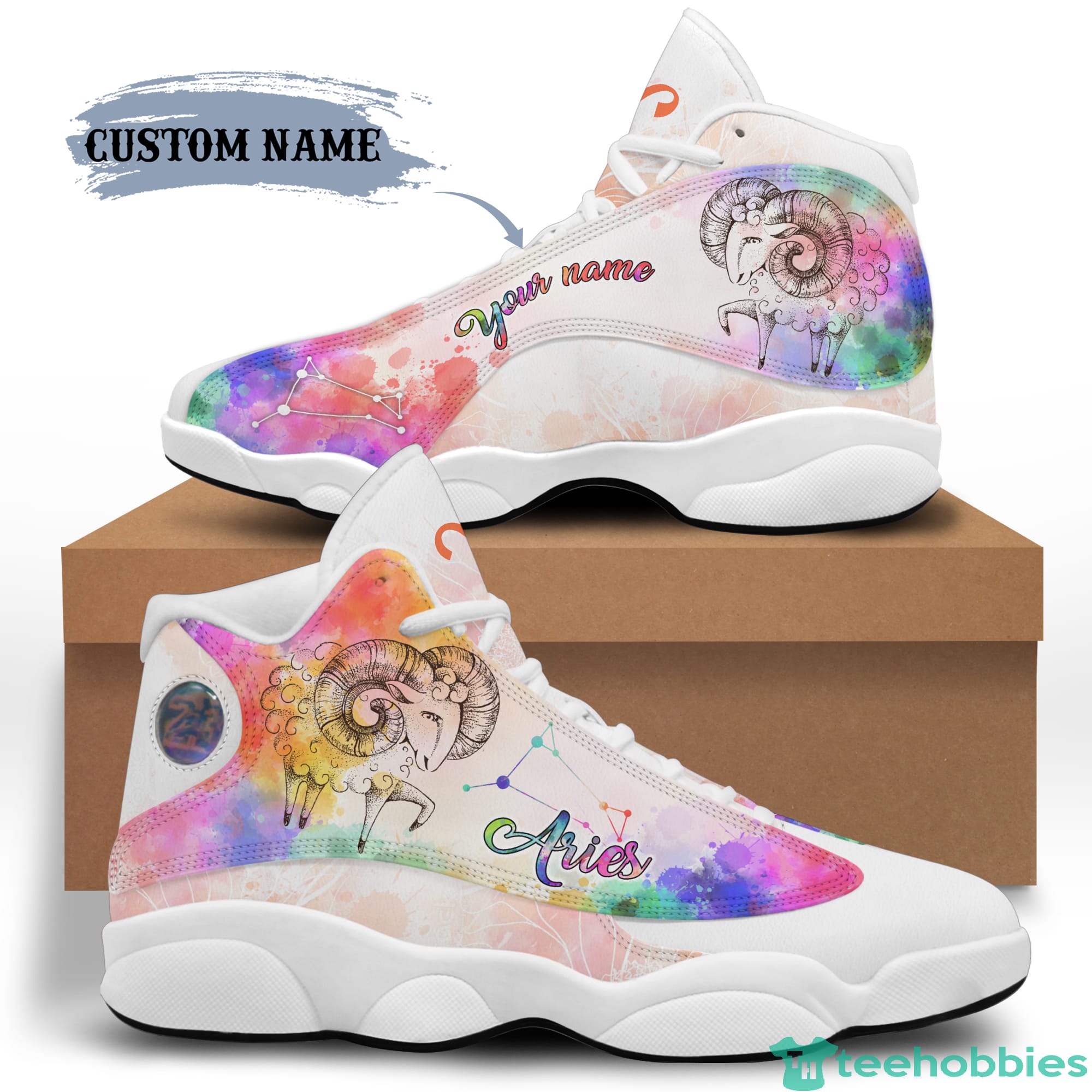 Aries Birthday Gift Personalized Name Personalized Name Air Jordan 13 Shoes SKU-219