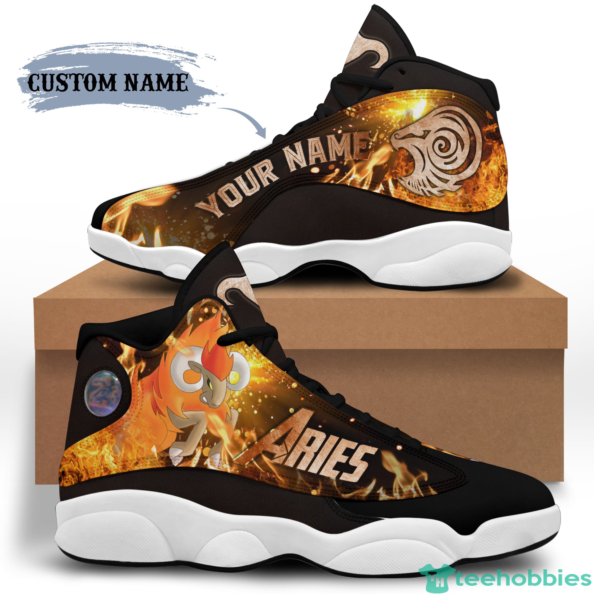 Aries Birthday Gift Personalized Name Personalized Name Air Jordan 13 Shoes SKU-277