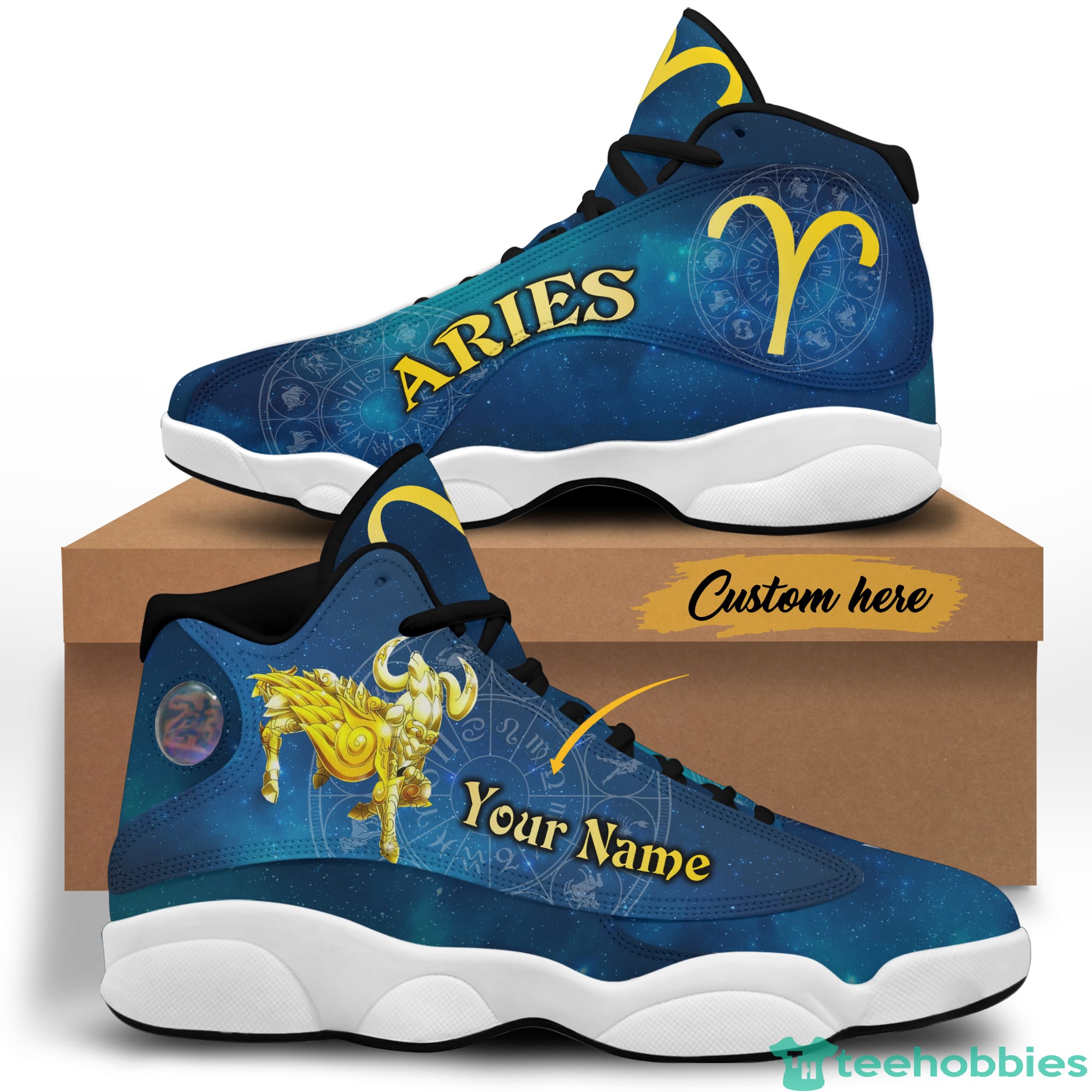 Aries Birthday Gift Personalized Name Personalized Name Air Jordan 13 Shoes SKU-278