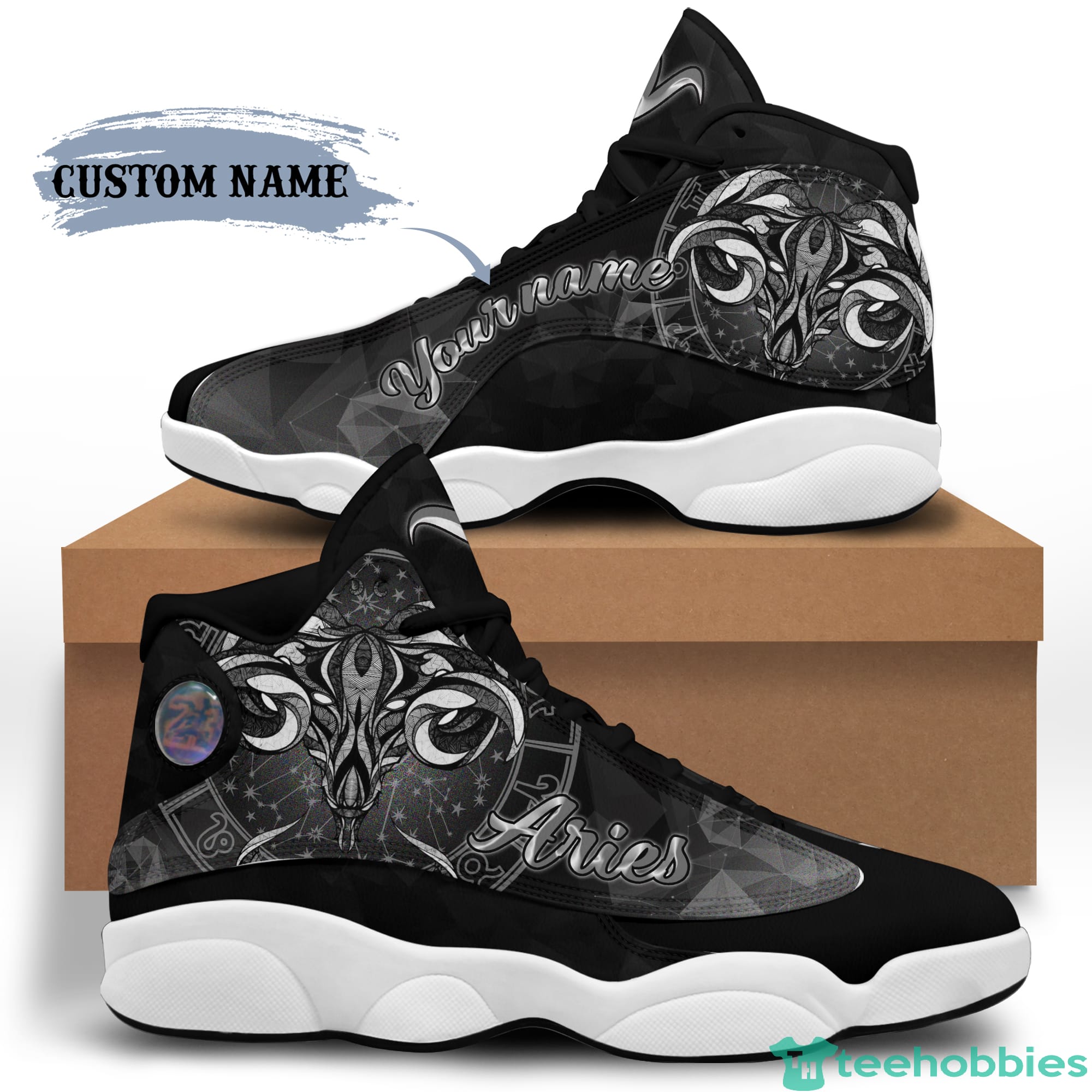Aries Birthday Gift Personalized Name Personalized Name Air Jordan 13 Shoes SKU-281