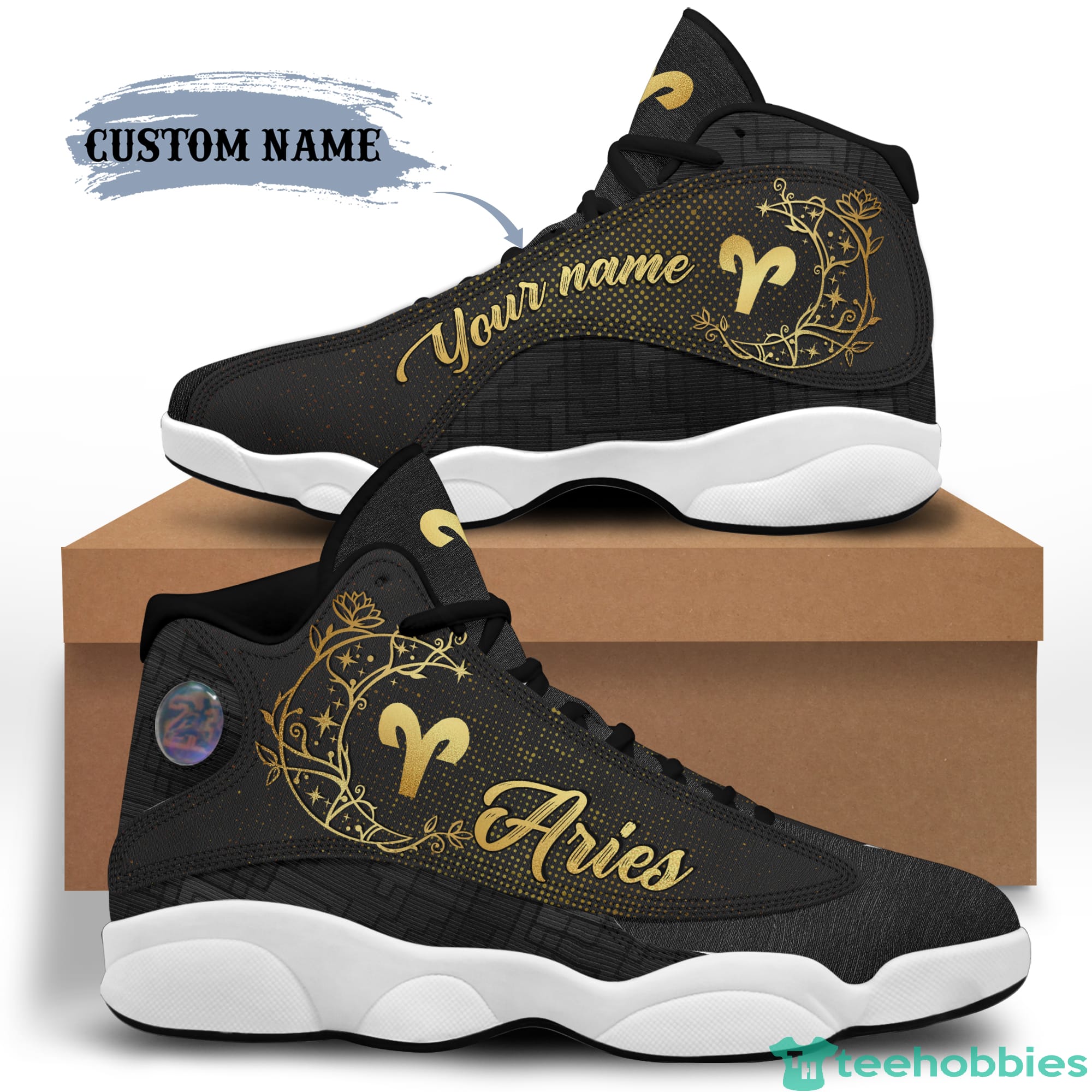 Aries Birthday Gift Personalized Name Personalized Name Air Jordan 13 Shoes SKU-354