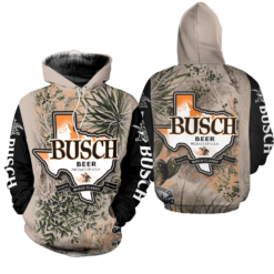 Beer Lover Busch Beer Best Gift For Father's Day 3D Hoodie - 3D Hoodie - Black