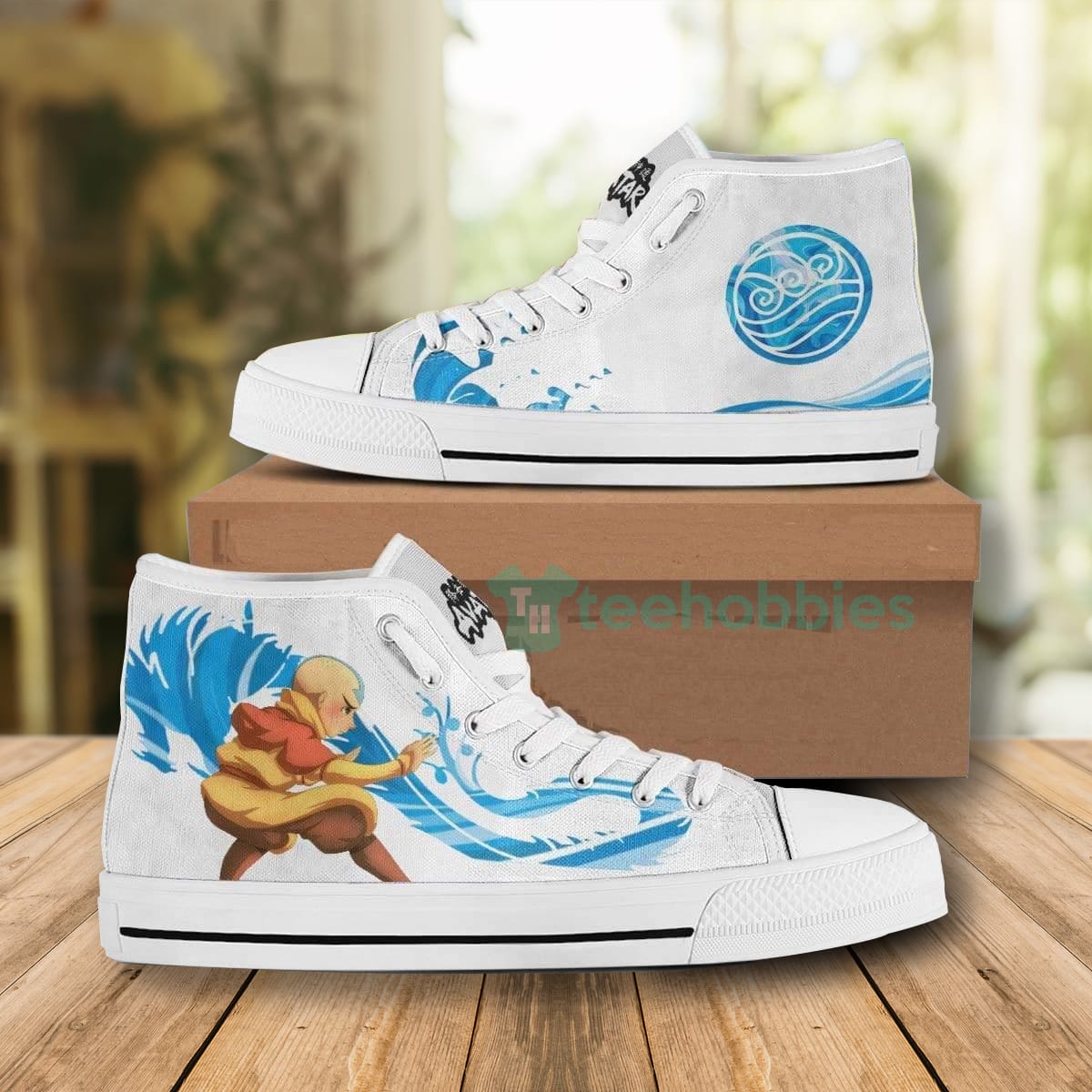 Aang High Top Canvas Shoes Custom Avatar The Last Airbender Product photo 1