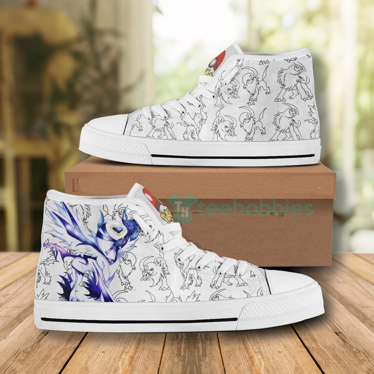 Absol High Top Canvas Shoes Custom Pokemon Product photo 1