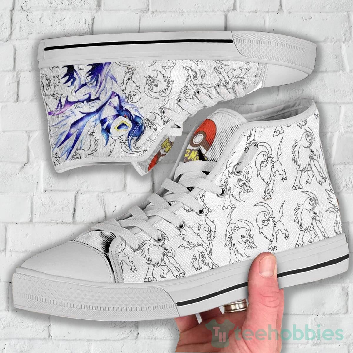 Absol High Top Canvas Shoes Custom Pokemon Product photo 2