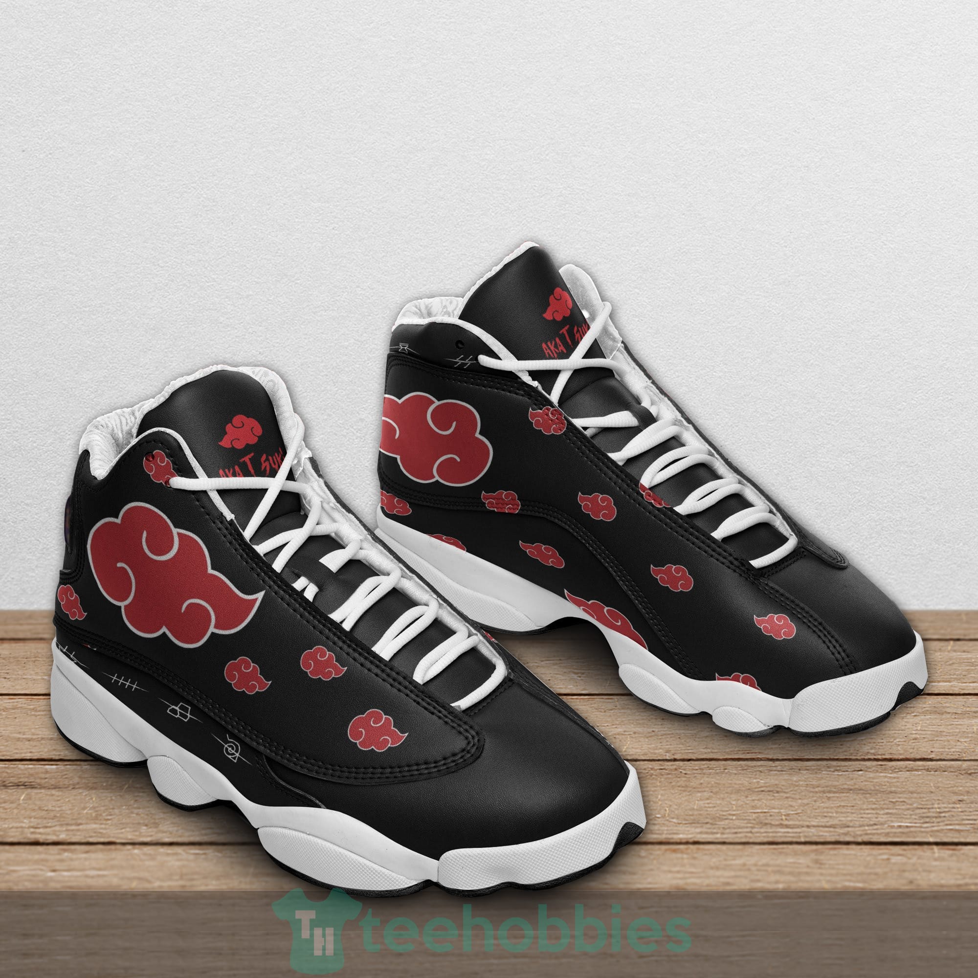 Akatsuki Cloud Custom Anime Air Jordan 13 Shoes Product photo 2