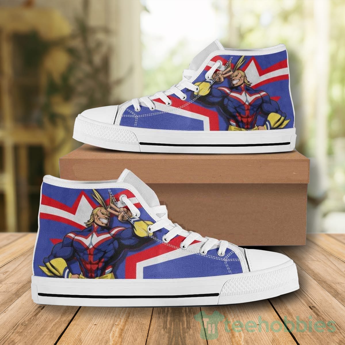 All Might Golden Age My Hero Acadamia Hero Custom All Star High Top Canvas Shoes Product photo 1