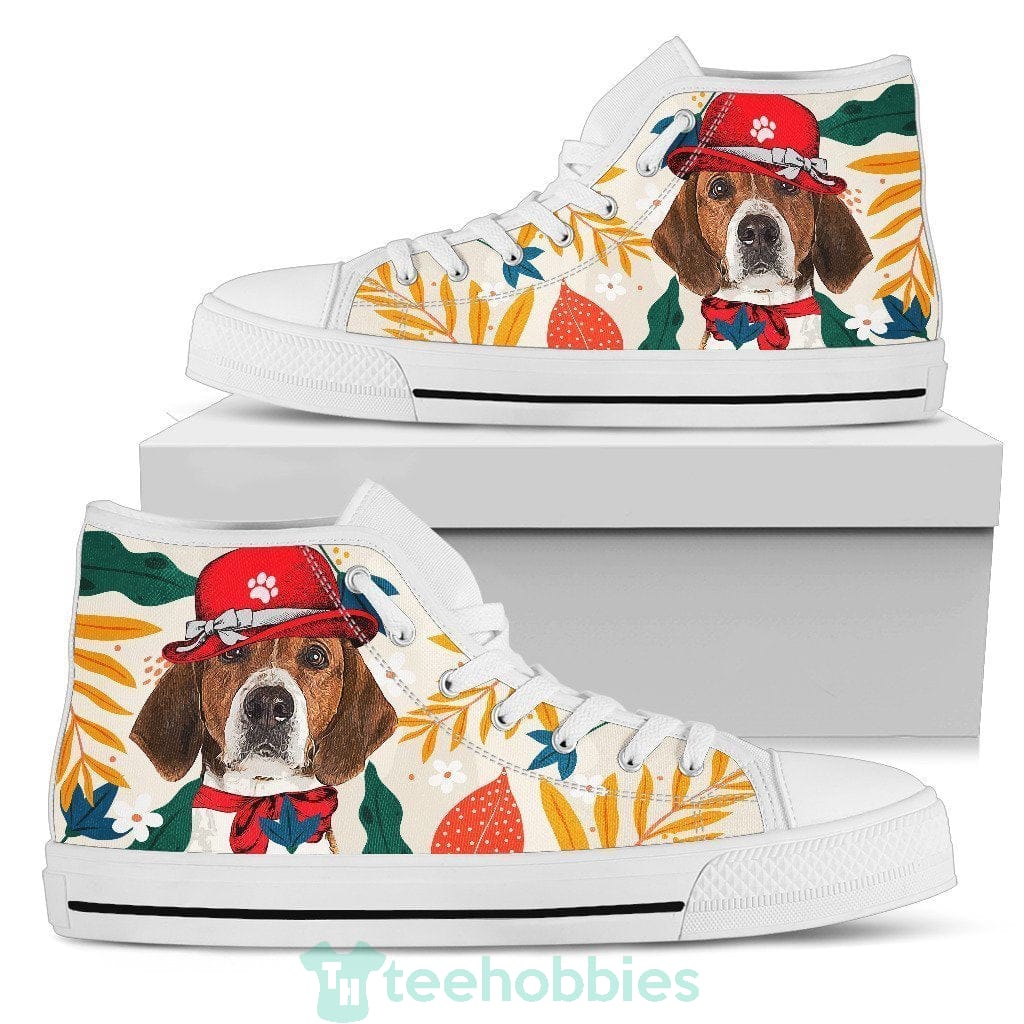 American Foxhound Dog  Women High Top Shoes Funny Product photo 1