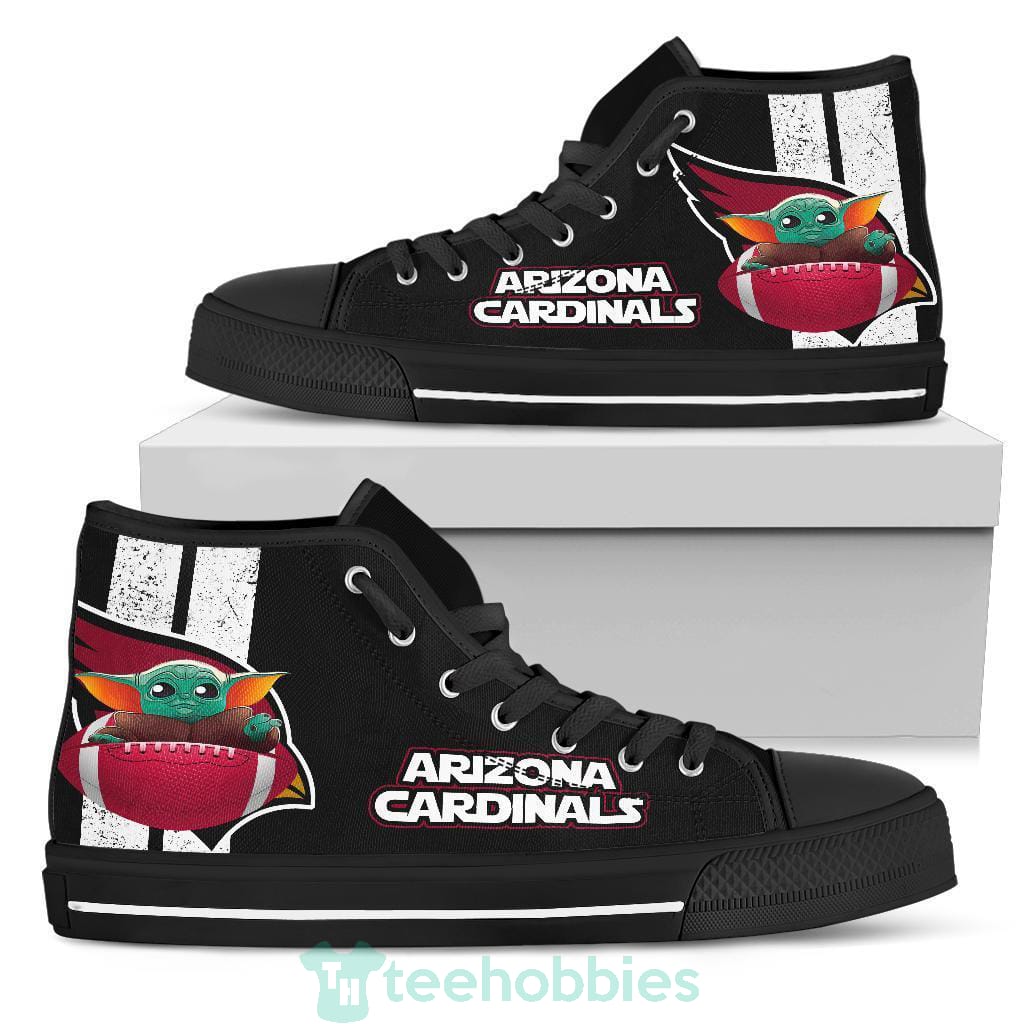 Arizona Cardinals  Baby Yoda High Top Shoes Product photo 1