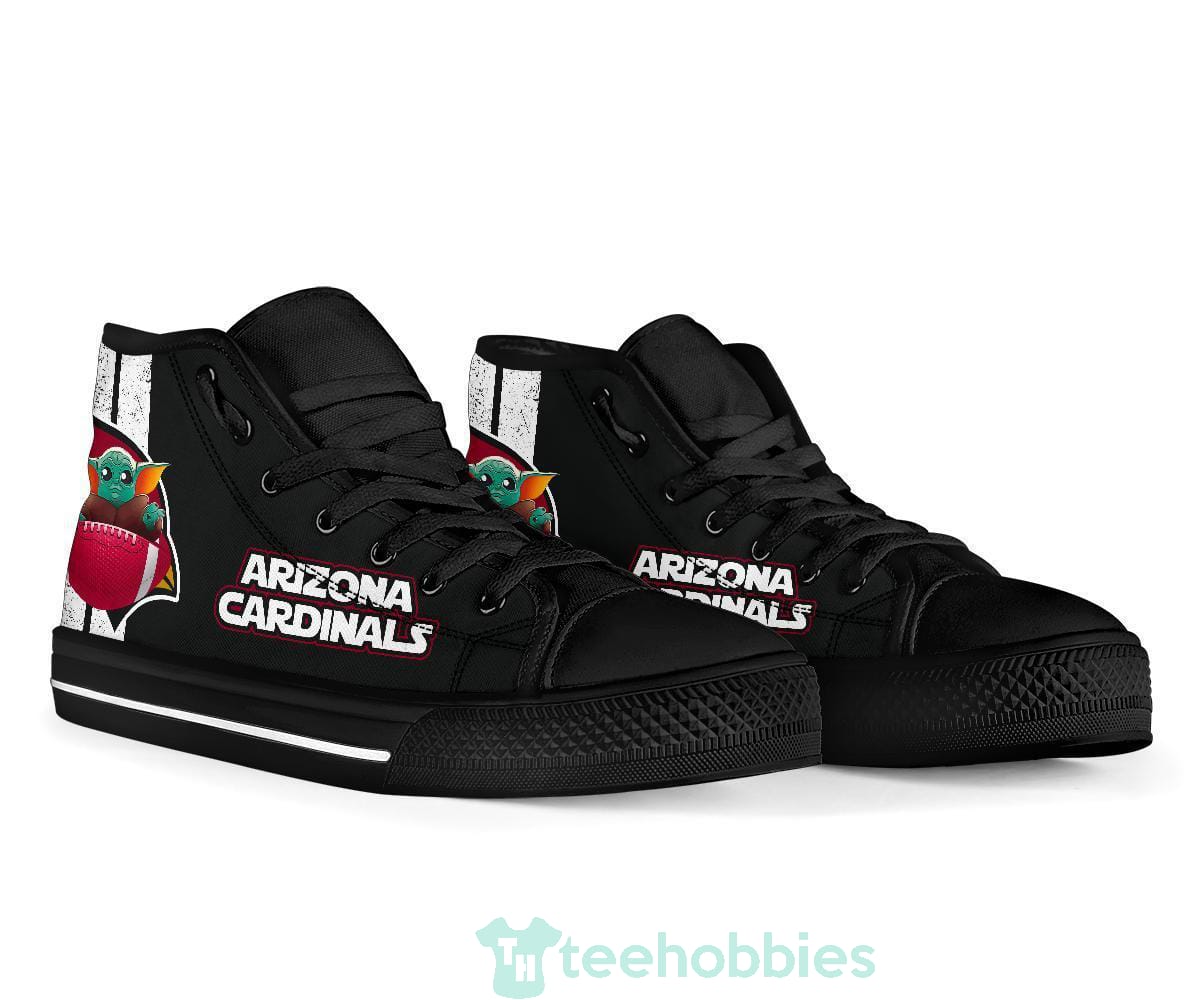 Arizona Cardinals  Baby Yoda High Top Shoes Product photo 2