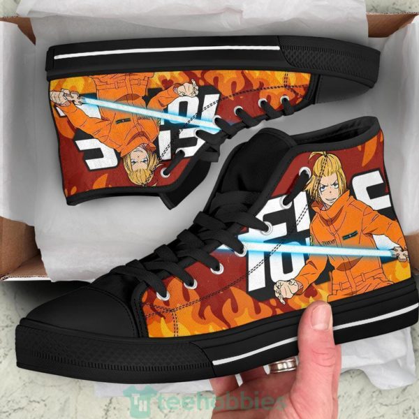 arthur boyle fire force anime high top shoes 2 cnDF8 600x600px Arthur Boyle Fire Force Anime High Top Shoes