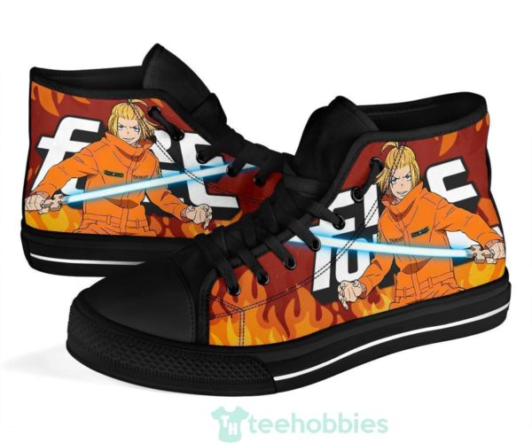 arthur boyle fire force anime high top shoes 4 cU565 600x500px Arthur Boyle Fire Force Anime High Top Shoes