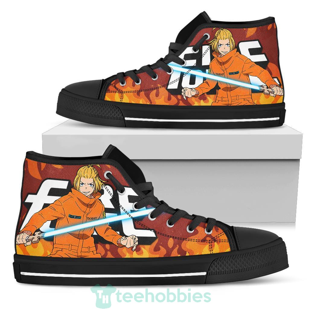 Arthur Boyle Fire Force Anime High Top Shoes Fan Gift Product photo 1