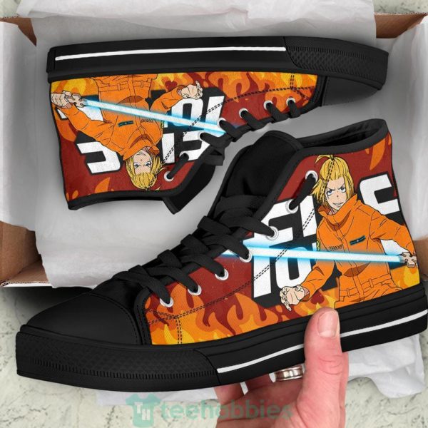 arthur boyle fire force anime high top shoes fan gift 2 Lfn4c 600x600px Arthur Boyle Fire Force Anime High Top Shoes Fan Gift