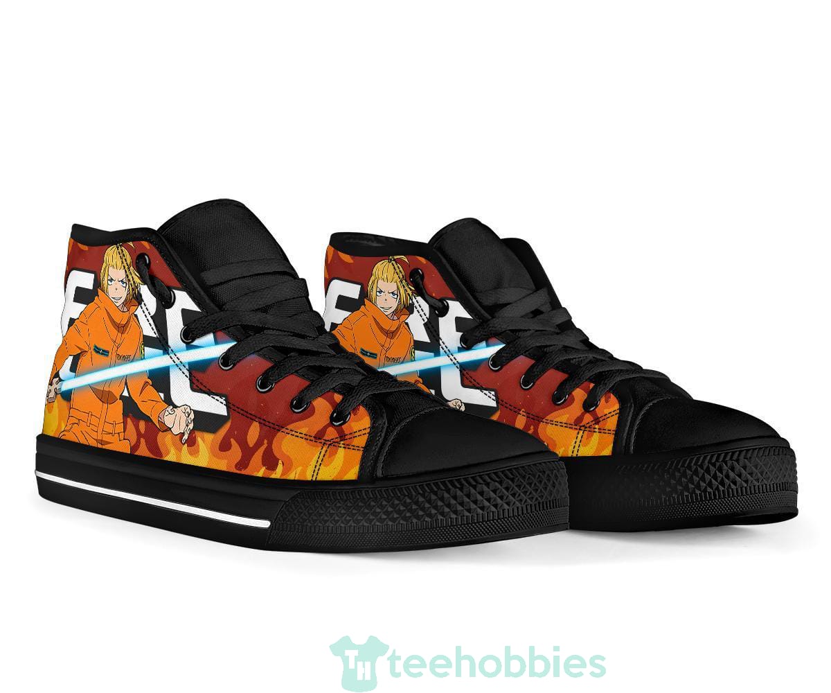 Arthur Boyle Fire Force Anime High Top Shoes Fan Gift Product photo 2