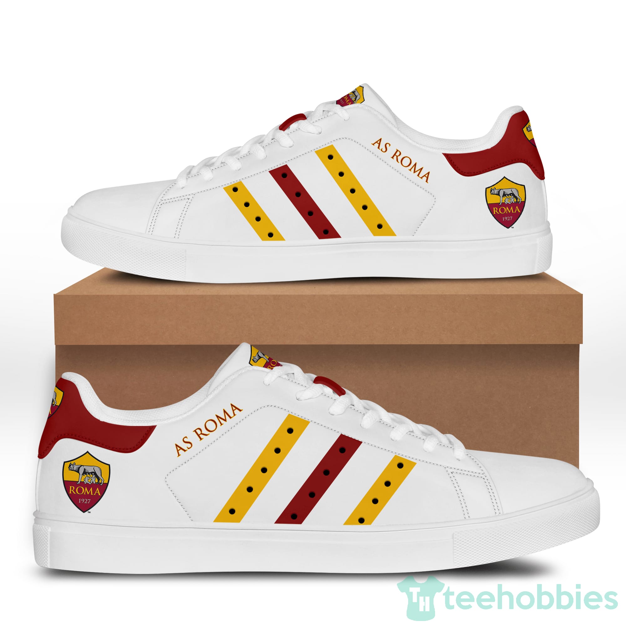 As Roma Best Gift White Low Top Skate Shoes Product photo 1