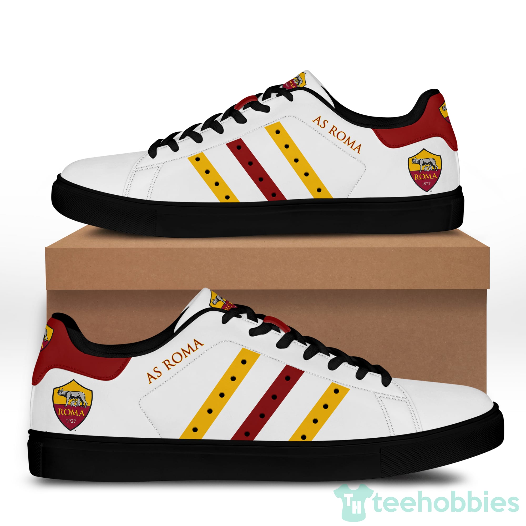As Roma Best Gift White Low Top Skate Shoes Product photo 2