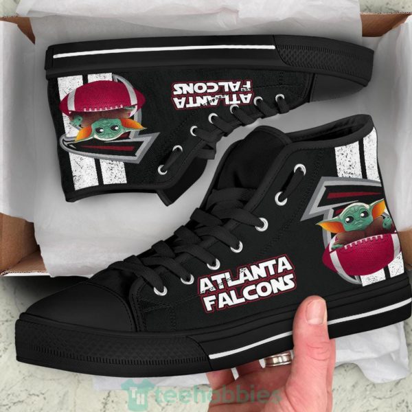 atlanta falcons baby yoda high top shoes 2 XfBSi 600x600px Atlanta Falcons Baby Yoda High Top Shoes