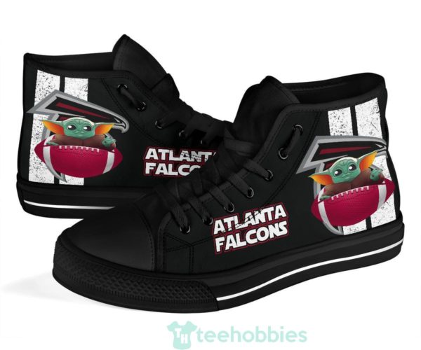 atlanta falcons baby yoda high top shoes 4 yIZ3K 600x500px Atlanta Falcons Baby Yoda High Top Shoes