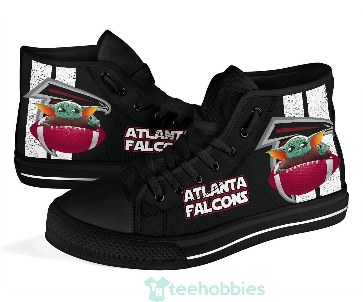 Atlanta Falcons  Baby Yoda High Top Shoes Product photo 2