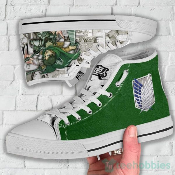 attack on titan shoes eren yeager high topscanvas shoes 3 8cihR 600x600px Attack on Titan Shoes Eren Yeager High TopsCanvas Shoes