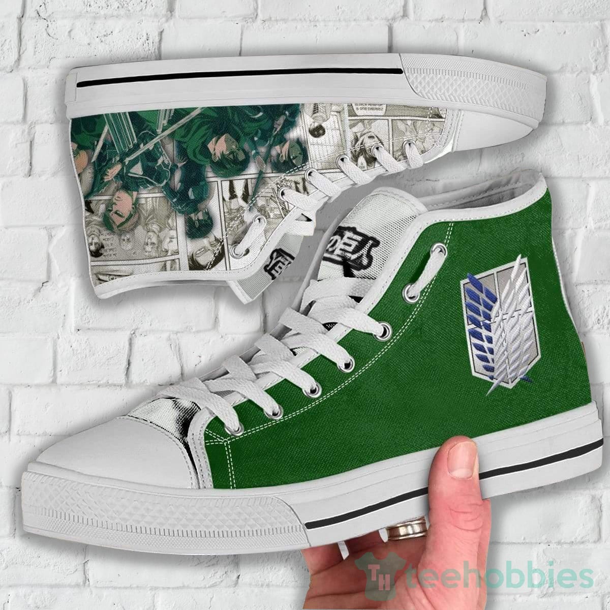 Attack on Titan Shoes Survey Corps High Tops Shoes Product photo 2