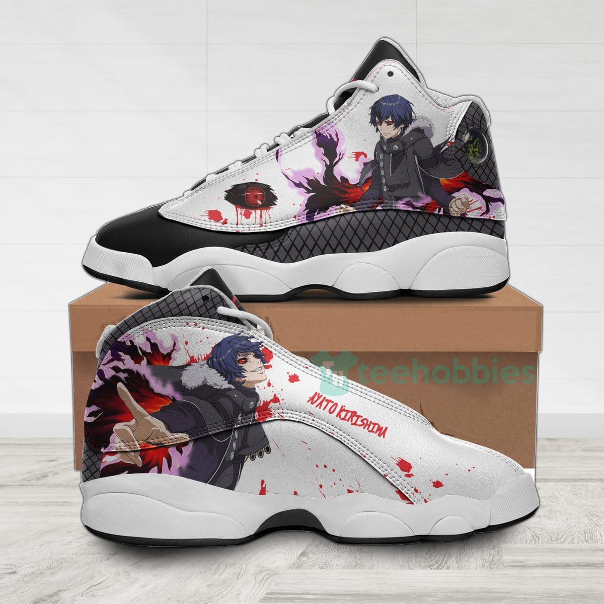 Ayato Kirishima Custom Anime Tokyo Ghoul Air Jordan 13 Shoes