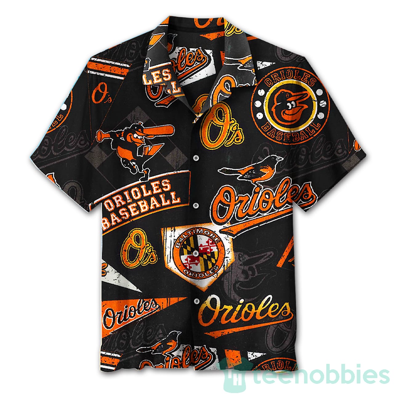 Baltimore Orioles Baseball hawaiian Shirt Product photo 1