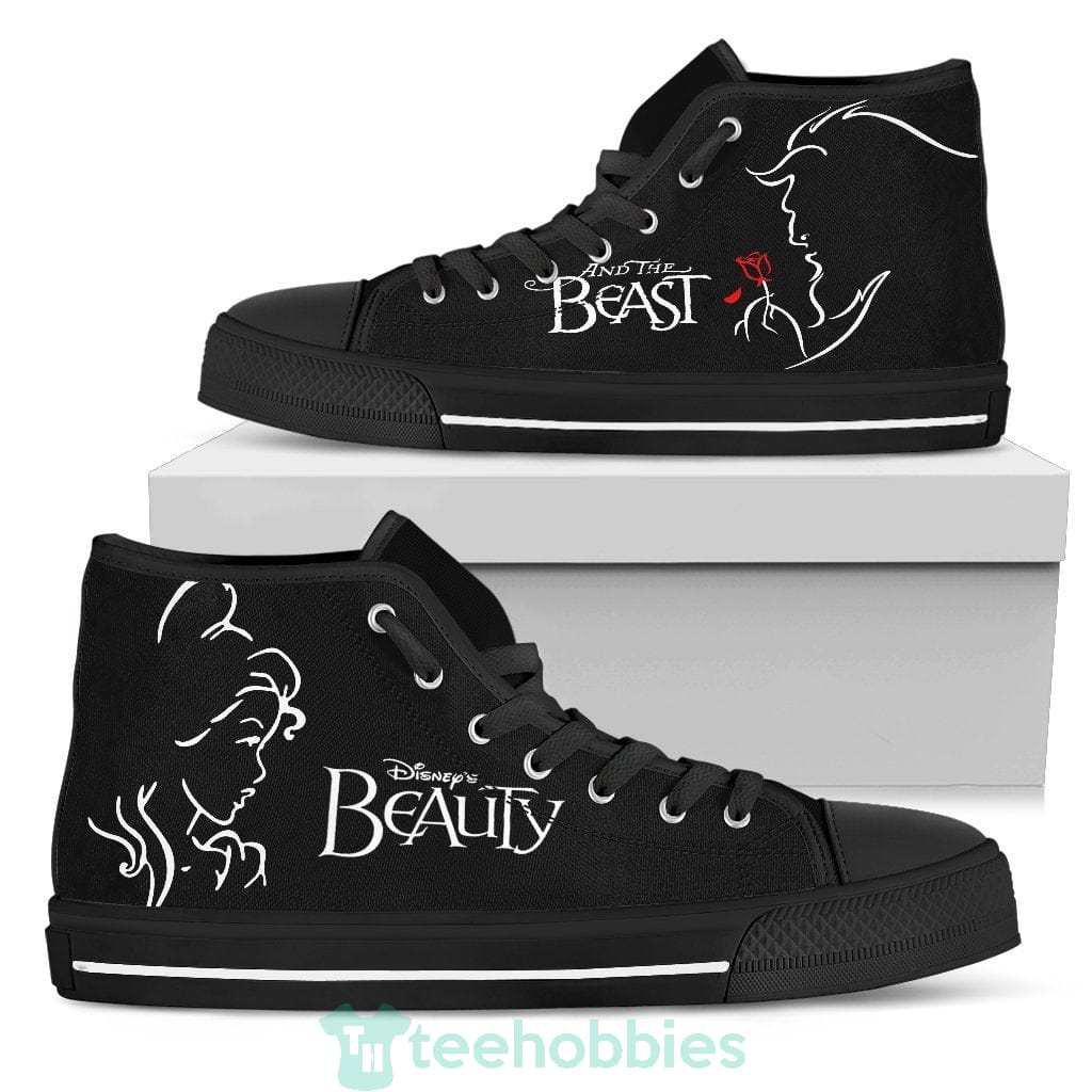 Beauty And The Beast  High Top Shoes Gift Idea Product photo 2