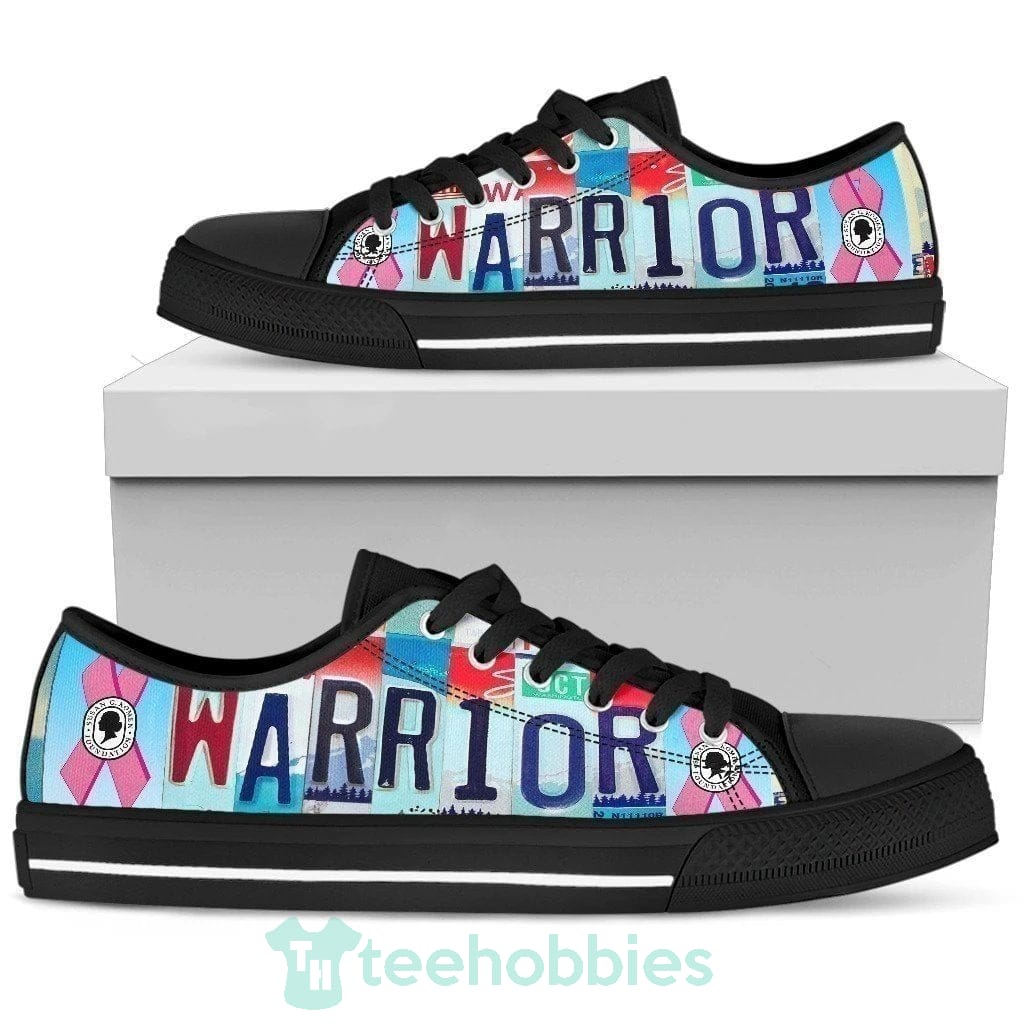 Breast Cancer Warrior Low Top Shoes Product photo 1